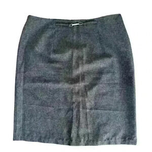 Grey Pencil Skirt